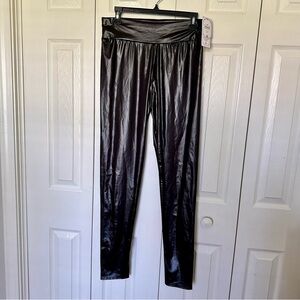 7th Element Black Faux Leather Leggings Pants Women’s 3X NWT Plus